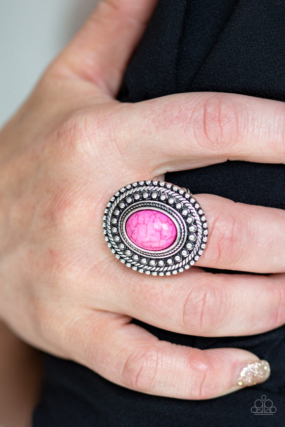 Terra Terrain - Pink Ring - Paparazzi Accessories