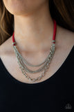 Free Roamer - Silver Necklace - Paparazzi Accessories