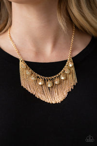 Bragging Rights - Gold Necklace - Paparazzi Accessories