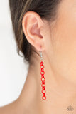 Turn Up The Volume - Red Necklace - Paparazzi Accessories