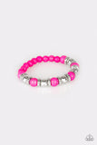 Across the Mesa - Pink Bracelet - Paparazzi Accessories