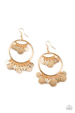 All-CHIME High - Gold Earrings - Paparazzi Accessories