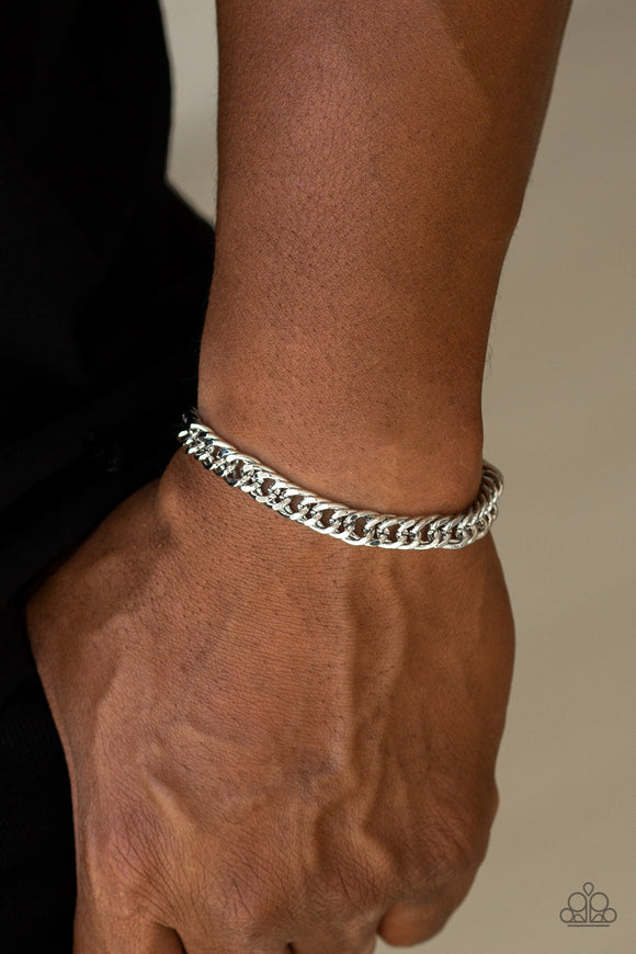 AWOL - Silver Bracelet - Paparazzi Accessories