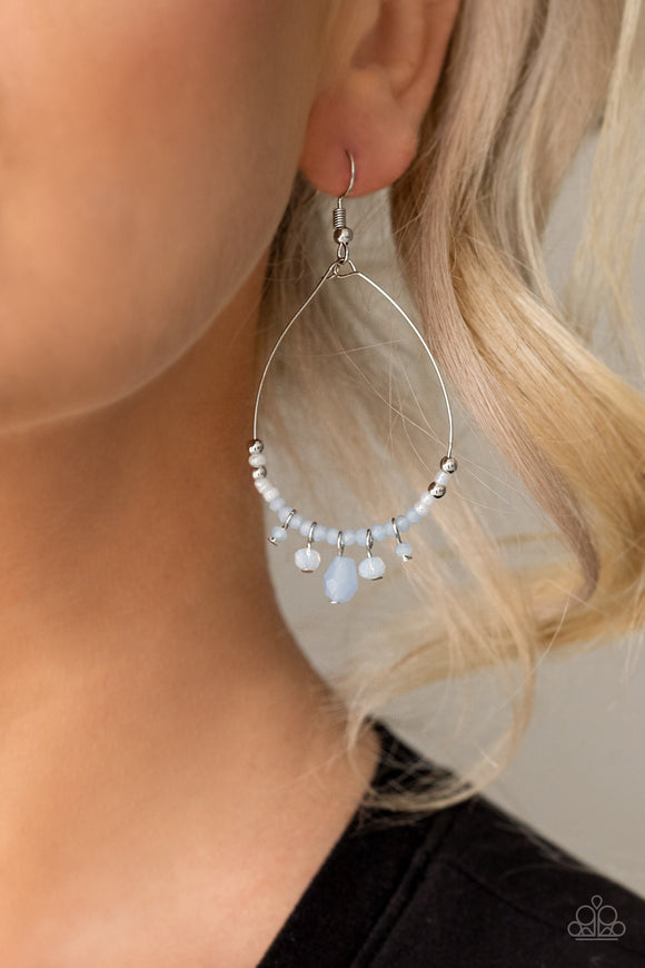Exquisitely Ethereal - Blue Earrings - Paparazzi Accessories