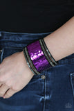 Heads Or MERMAID Tails - Purple Bracelet - Paparazzi Accessories