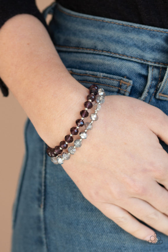 Millennial Grandeur - Purple Bracelet - Paparazzi Accessories