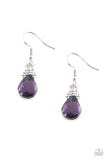 5th Avenue Fireworks - Purple Earrings - Paparazzi Accessories