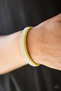 Babe Bling - Yellow Bracelet - Paparazzi Accessories