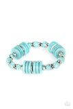 Sagebrush Serenade - Blue Bracelet - Paparazzi Accessories