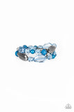 Rockin Rock Candy - Blue Bracelet - Paparazzi Accessories