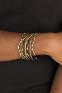 Zesty Zimbabwe - Brass Bracelet - Paparazzi Accessories 
