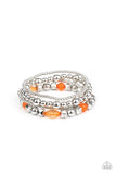 Babe-alicious - Orange Bracelet - Paparazzi Accessories