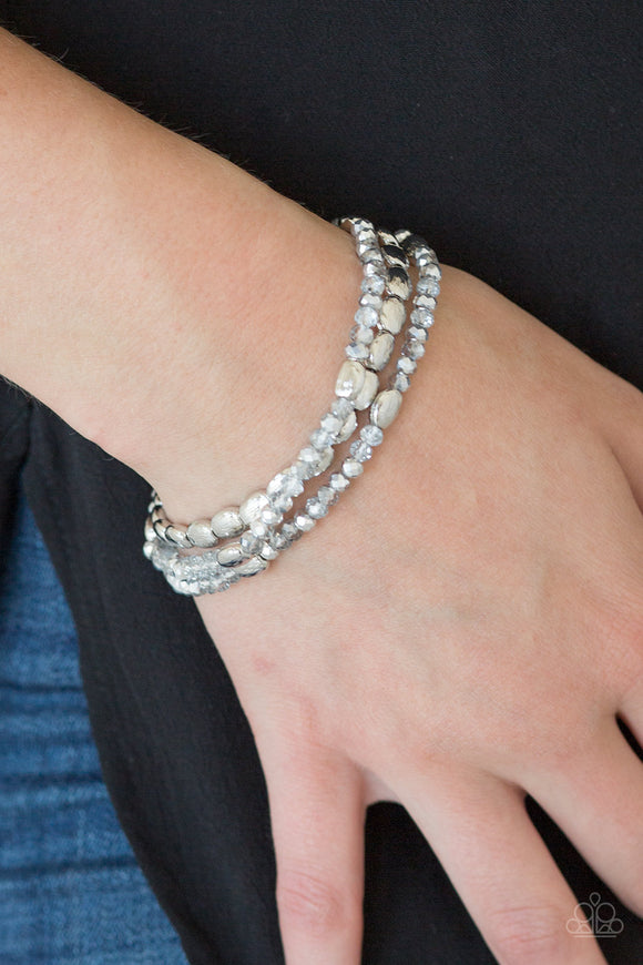 Hello Beautiful - Silver Bracelet - Paparazzi Accessories