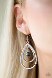 REIGN On My Parade - Blue Earrings - Paparazzi Accessories
