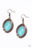 Aztec Horizons - Copper Earrings - Paparazzi Accessories