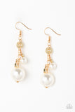 Timelessly Traditional - Gold Earrings - Paparazzi Accessories