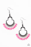 Babe Alert - Pink Earrings - Paparazzi Accessories
