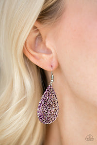 Indie Idol - Purple Earrings - Paparazzi Accessories