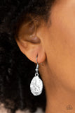 Terra Treasure - Silver Earrings - Paparazzi Accessories