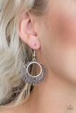Grapevine Glamorous - Silver Earrings - Paparazzi Accessories
