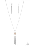 Tassel Tease - Brown Necklace - Paparazzi Accessories