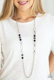 CACHE Me Out - Black Necklace - Paparazzi Accessories