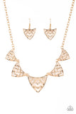 Welcome To The Lions Den - Gold Necklace - Paparazzi Accessories