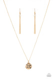 Find Joy - Gold Necklace - Paparazzi Accessories