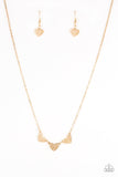 Another Love Story - Gold Necklace - Paparazzi Accessories 