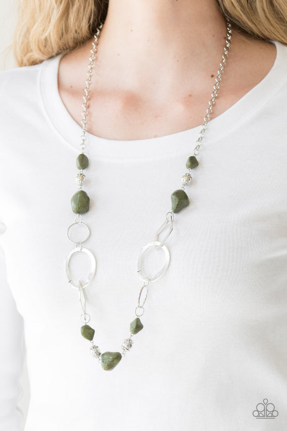 Thats TERRA-ific! - Green Necklace - Paparazzi Accessories
