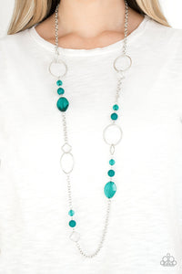 Very Visionary - Green Necklace - Paparazzi Accessories