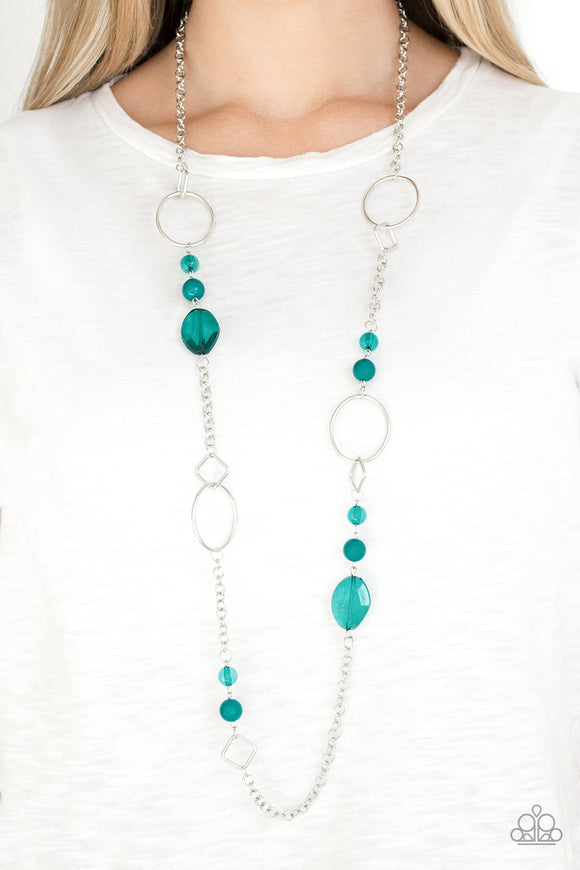 Very Visionary - Green Necklace - Paparazzi Accessories