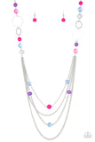 Bubbly Bright - Multi Necklace - Paparazzi Accessories