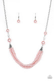 One-WOMAN Show - Pink Necklace - Paparazzi Accessories
