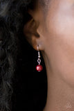 Eloquently Eloquent - Red Necklace - Paparazzi Accessories