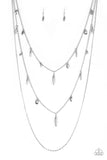 Bravo Bravado - Silver Necklace - Paparazzi Accessories