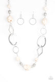 Thats TERRA-ific! - White Necklace - Paparazzi Accessories