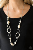 Thats TERRA-ific! - White Necklace - Paparazzi Accessories