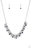 Trust Fund Baby - Blue Necklace - Paparazzi Accessories