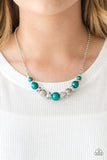 The Big-Leaguer - Green Necklace - Paparazzi Accessories