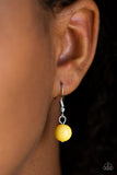 Really Rococo - Yellow Necklace - Paparazzi Accessories