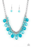 Fiesta Fabulous - Blue Necklace - Paparazzi Accessories