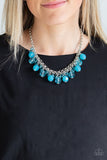 Fiesta Fabulous - Blue Necklace - Paparazzi Accessories