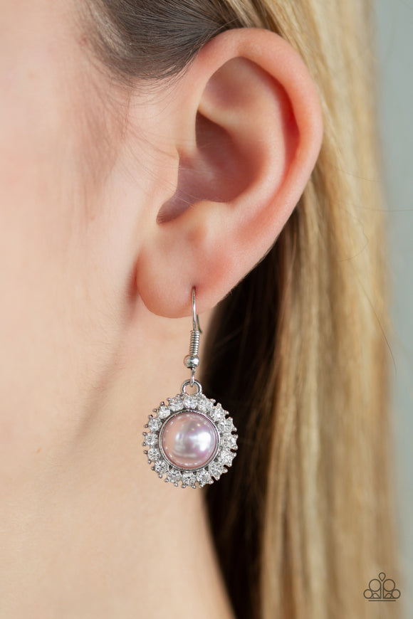 Fashion Show Celebrity - Pink Earrings - Paparazzi Accessories