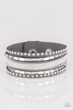 Seize The Sass - Silver Wrap Bracelet - Paparazzi Accessories