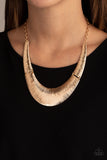 Feast or Famine - Gold Necklace - Paparazzi Accessories