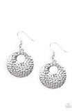A Taste For Texture - Silver Earrings - Paparazzi Accessories