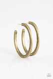 This Is My Tribe - Brass Earrings - Paparazzi Accessories