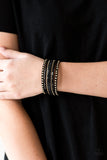 Rock Star Rocker - Gold Wrap Bracelet - Paparazzi Accessories