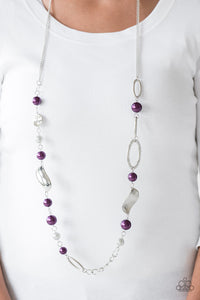 All About Me - Purple Necklace - Paparazzi Accessories